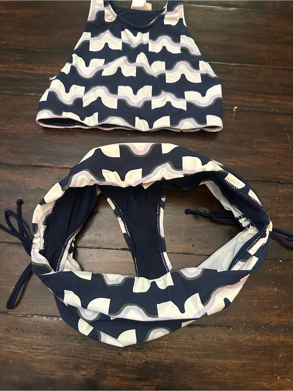 Tory Burch Windwell High Neck Top & Skirt Bottom Bikini Set XS/S 38895 - Picture 5 of 8